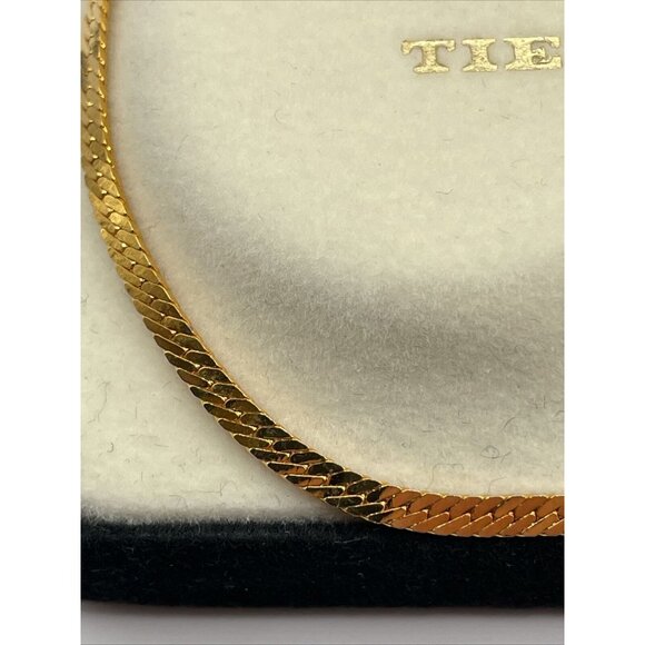 PIERRE CARDIN VINTAGE 1960'S/70'S GOLDTONE TIE CHAIN IN ORIGINAL FITTED BOX AL2 - Picture 5 of 10